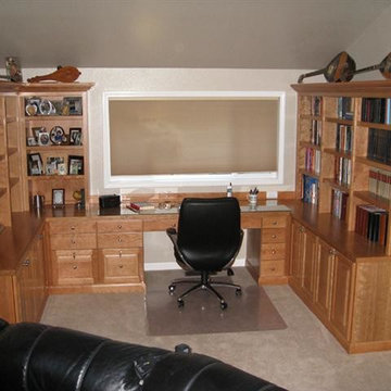 Custom Home Office Cabinet & Shelving