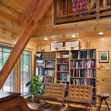 Custom home with Dov Loc log system in Tennessee