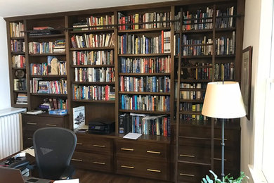 Custom Library Unit with Filing - Cleveland Park DC