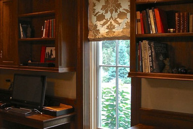 custom-made classic american cherry home office / study / library