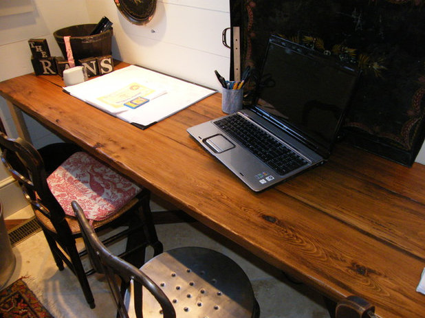 Traditional Home Office by Antique Building Materials, Inc.