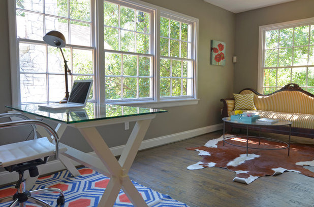 Traditional Home Office by Sarah Greenman