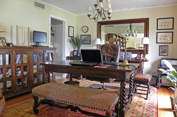 Traditional Home Office by Sarah Greenman