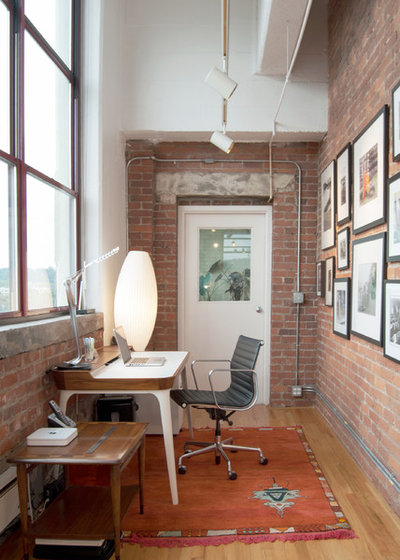 Industrial Home Office by Adrienne DeRosa