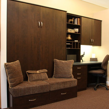 Danville Showroom Wall Bed & Home Office (w/Wall Bed Bench)