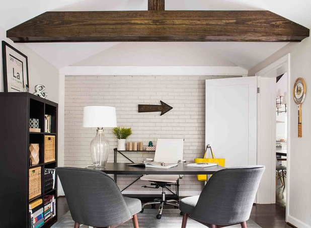 Transitional Home Office by Terracotta Design Build