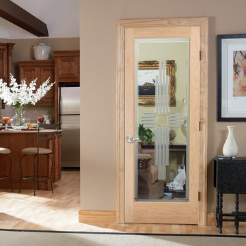Decorative Glass Interior Doors