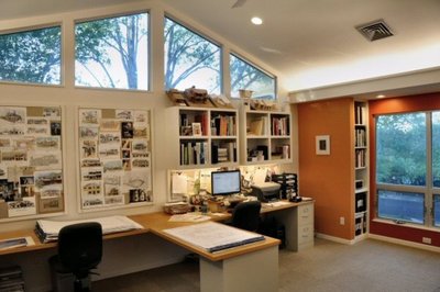 Contemporary Home Office by Paul DeGroot