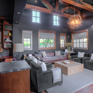 Desert Dwelling for Sports Enthusiasts | Office + Media Room
