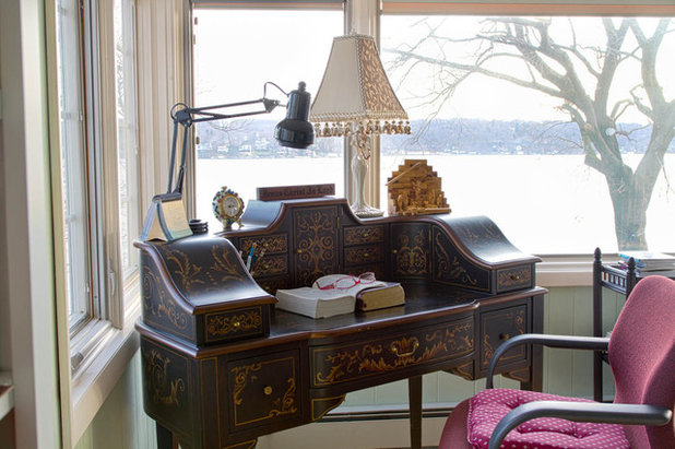 Traditional Home Office by Rikki Snyder