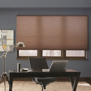 Trendy home office photo in Houston