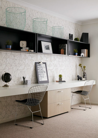 Contemporary Home Office by Metricon