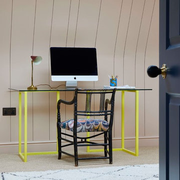 Eclectic Home Office & Library