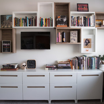 eclectic home office