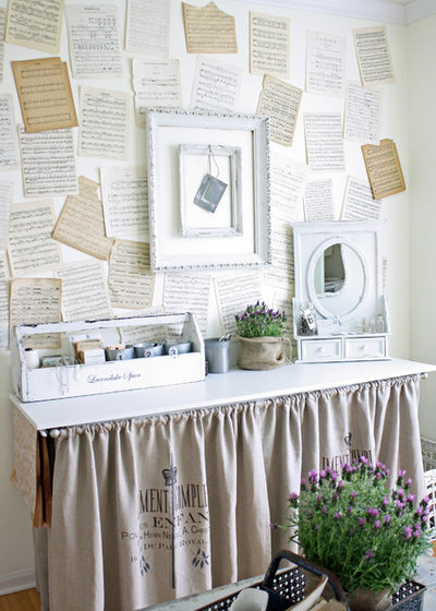 Shabby-Chic Style Studio Eclectic Home Office