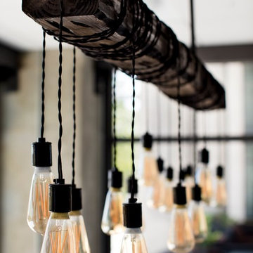 Edison bulb chandelier