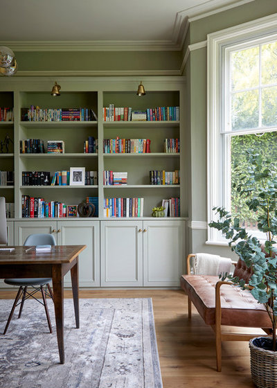 Traditional Home Office by FIONA DUKE INTERIORS