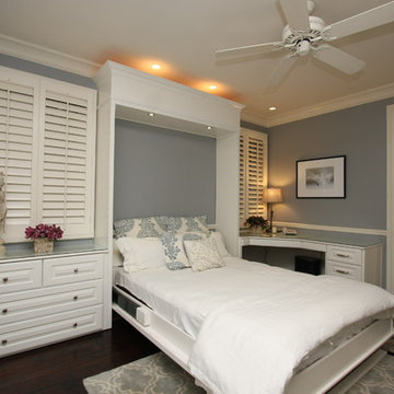 Elegant White Wallbed Room