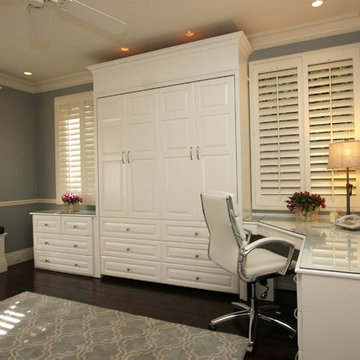 Elegant White Wallbed Room