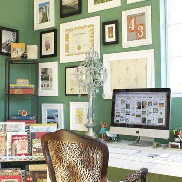 Eclectic Home Office