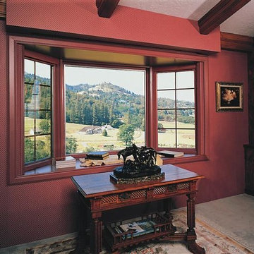 Expand your space with Pella® Designer Series® wood bay/bow windows