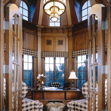 Family Residence, Custom Home, Library