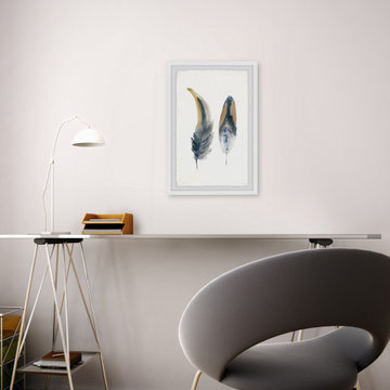 "Fluffy Feathers" Framed Painting Print