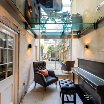 Frameless Glass Extension to Grade I Listed Georgian Town House