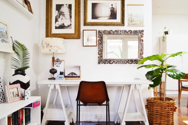 Eclectic Home Office by SoulBird Styling