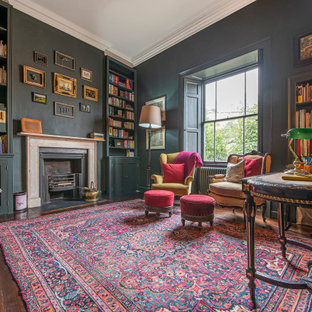 This is an example of a classic home office in Other.