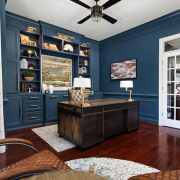 Fully Blue Home Office