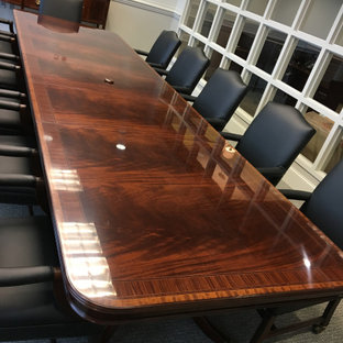 Inspiration for a large timeless home office remodel in Atlanta
