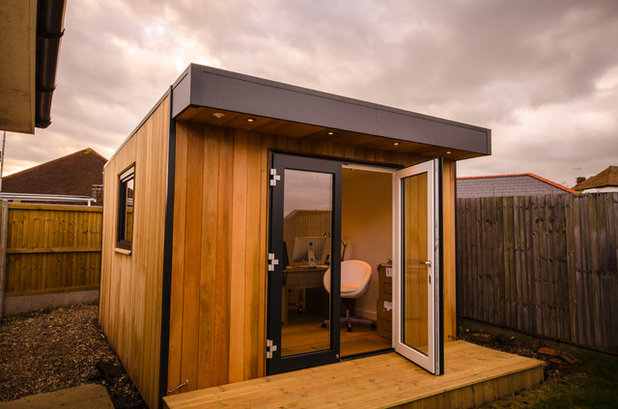 Contemporary Home Office by eDEN Garden Rooms