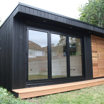 Garden Office with Storage Shed and Sauna