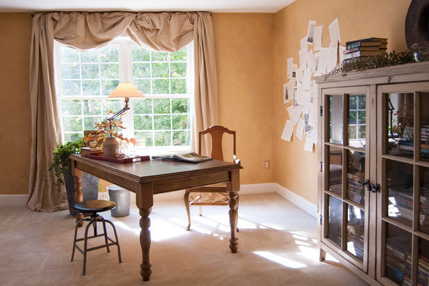 Traditional Home Office by Adrienne DeRosa