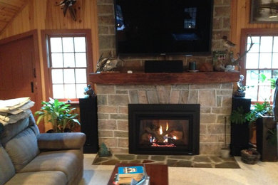 Example of a classic home office design in Charlotte