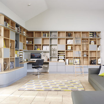 Grey Modern Library & Study