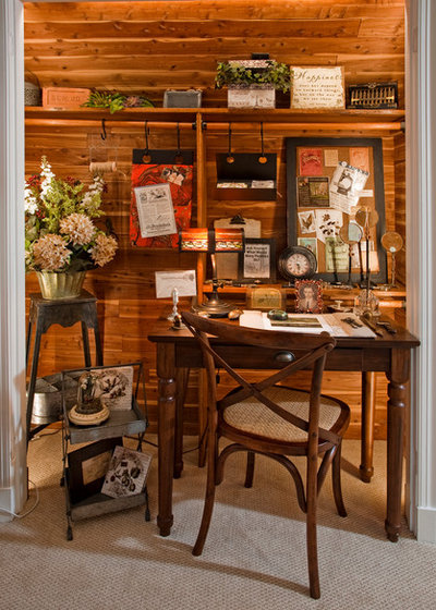 Traditional Home Office by Kathy Appel, ASID