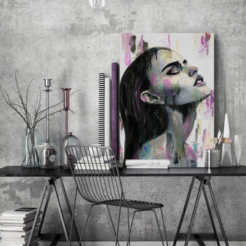 "Guilty Pleasure" Painting Print on Wrapped Canvas