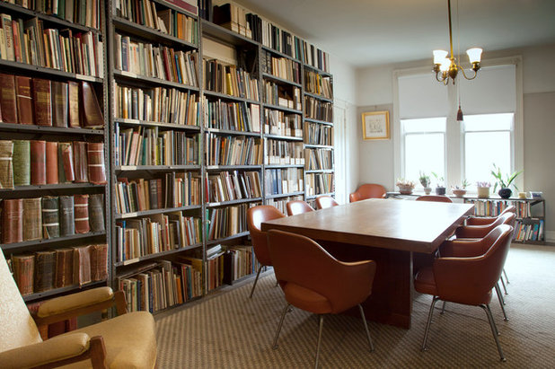 Traditional Home Office by Margot Hartford Photography