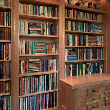 Hidden Library Bookcase/Door Closed