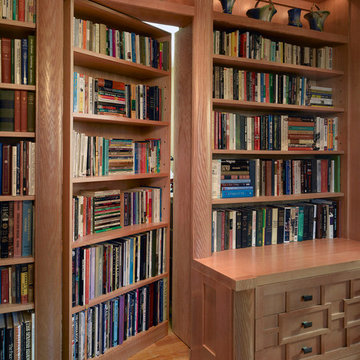 Hidden Library/Bookcase Door Open
