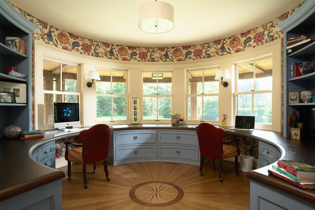 Victorian Home Office by Murphy & Co. Design