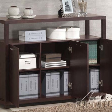 Hill Cabinet With 3 Doors, Espresso