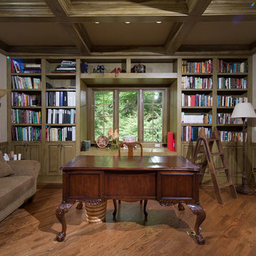 Hinsdale Luxury Custom Millwork Home Office Study Library