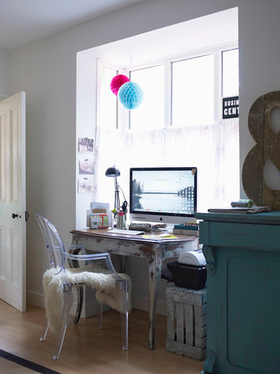 Eclectic Home Office by Joanna Thornhill Interiors