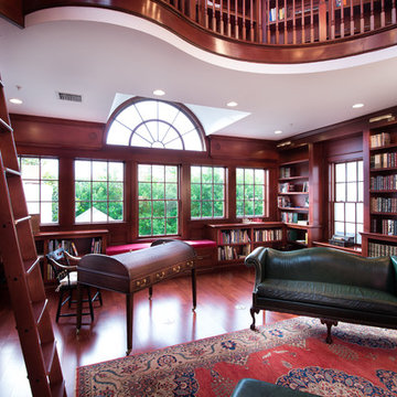 Home Library with an Upper Cupola Octagon & Belvedere
