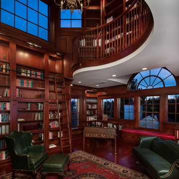 Home Library with an Upper Cupola Octagon & Belvedere