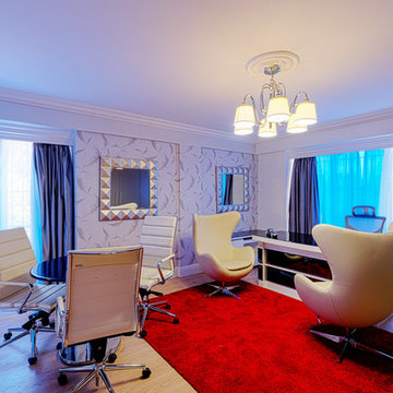 Home office after interior decor