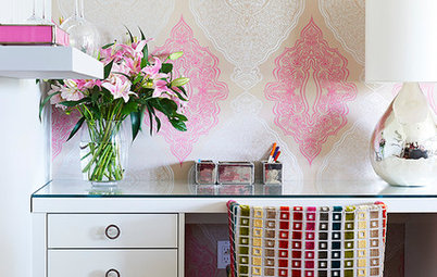 Room of the Day: A Stylish Mom Cave Inspires Creativity and Girl Time